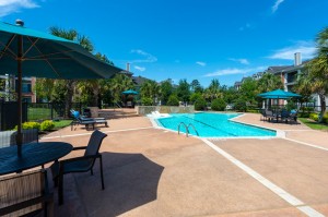 Three Bedroom Apartments for Rent in Conroe, TX -Pool & Patio Area      